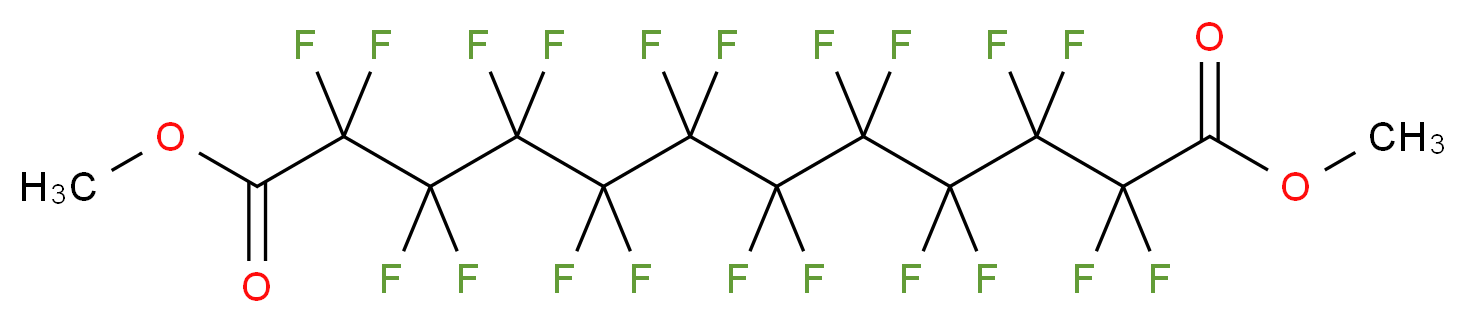 Dimethyl perfluoro-1,10-decanedicarboxylate_分子结构_CAS_84750-88-9)