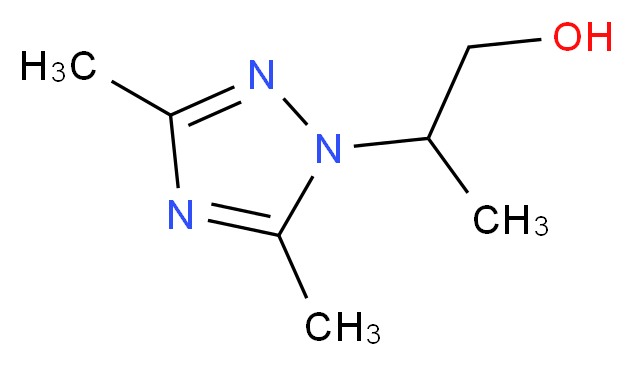 2-(3,5-dimethyl-1H-1,2,4-triazol-1-yl)-1-propanol_分子结构_CAS_1060817-28-8)