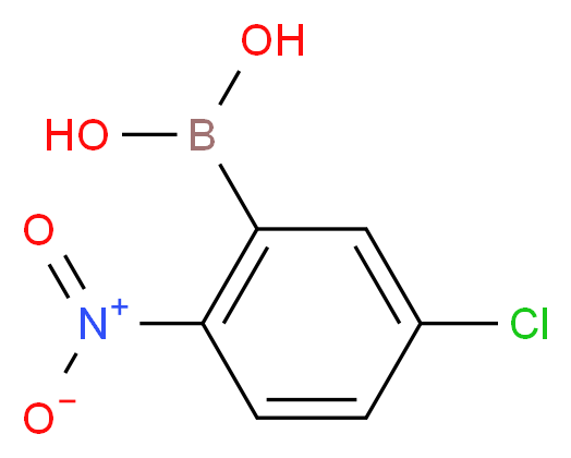 5-CHLORO-2-NITROPHENYLBORONIC ACID_分子结构_CAS_532924-25-7)