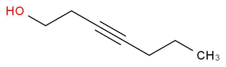 3-Heptyn-1-ol_分子结构_CAS_14916-79-1)