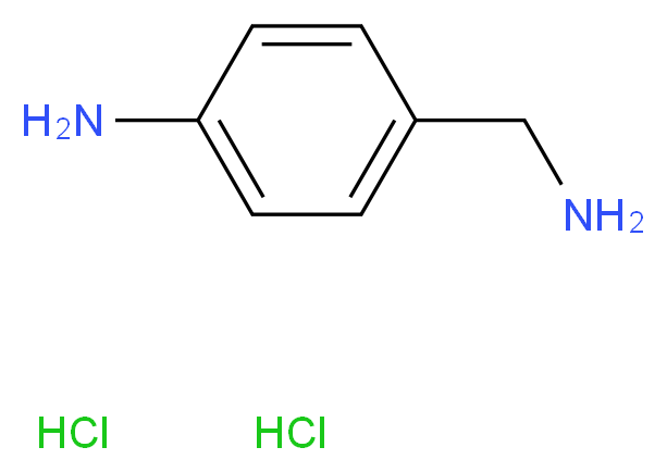 4-(AMinoMethyl)aniline dihydrochloride_分子结构_CAS_54799-03-0)