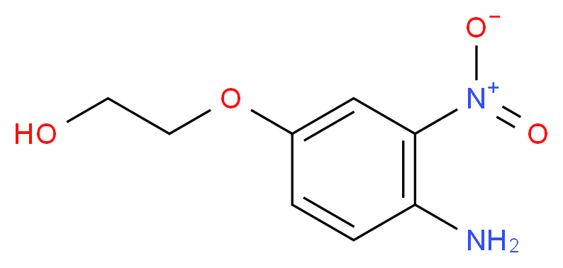 2-(4-amino-3-nitrophenoxy)ethan-1-ol_分子结构_CAS_50982-74-6
