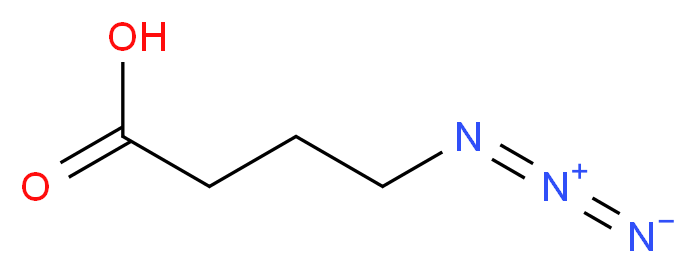 4-azidobutanoic acid_分子结构_CAS_54447-68-6