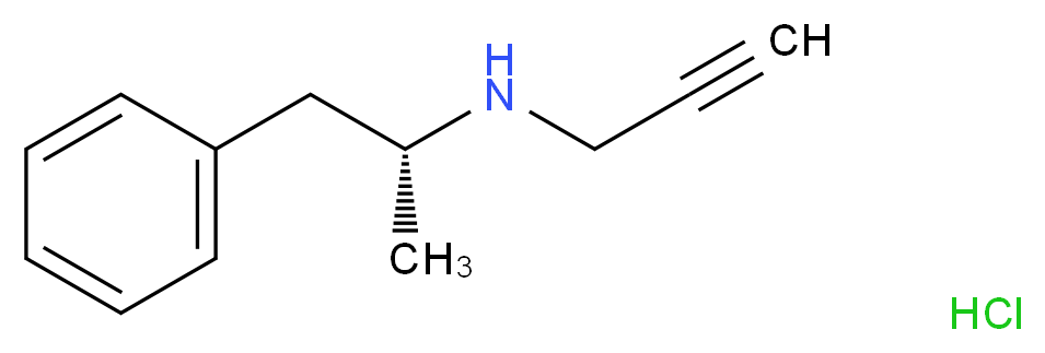 [(2R)-1-phenylpropan-2-yl](prop-2-yn-1-yl)amine hydrochloride_分子结构_CAS_115586-38-4