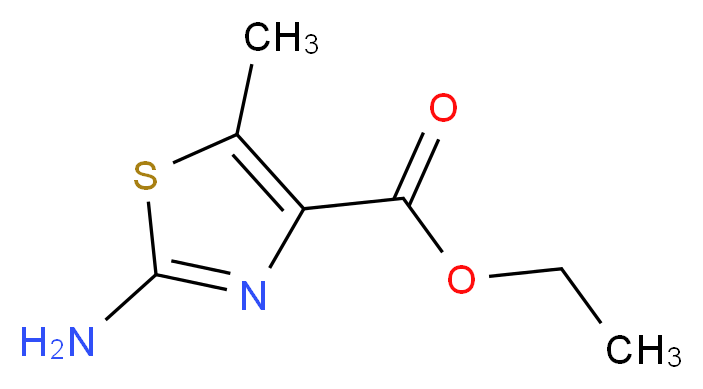 ethyl 2-amino-5-methylthiazole-4-carboxylate_分子结构_CAS_72054-60-5)