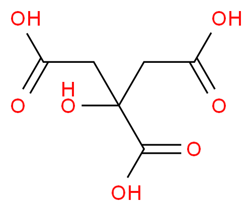柠檬酸_分子结构_CAS_77-92-9)