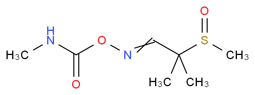 (2-methanesulfinyl-2-methylpropylidene)amino N-methylcarbamate_分子结构_CAS_1646-87-3