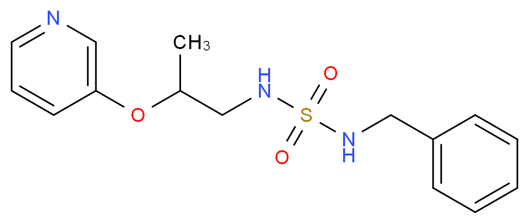 N-benzyl-N'-[2-(pyridin-3-yloxy)propyl]sulfamide_分子结构_CAS_)