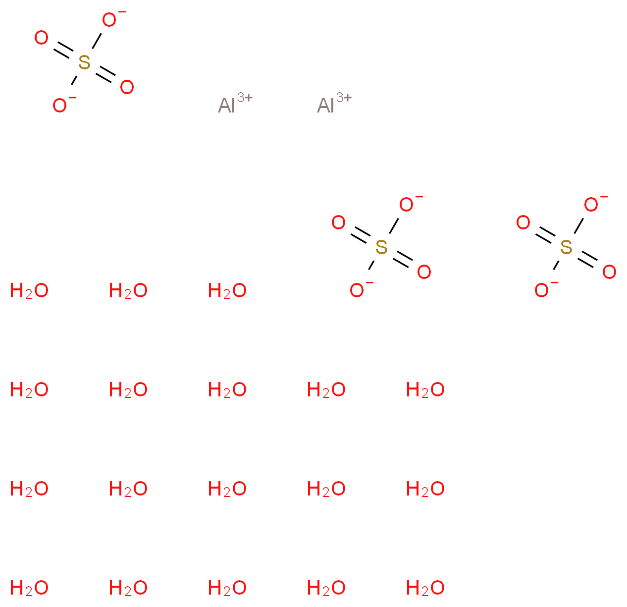 水合硫酸铝, ACS_分子结构_CAS_17927-65-0)