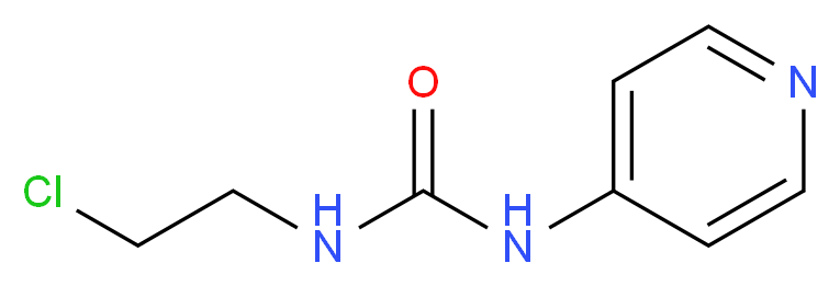 N-(2-Chloroethyl)-N'-pyridin-4-ylurea_分子结构_CAS_62491-96-7)