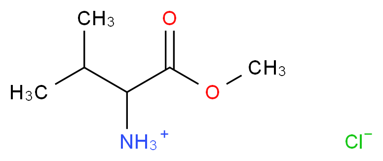 1-methoxy-3-methyl-1-oxobutan-2-aminium chloride_分子结构_CAS_5619-05-6