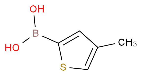 (4-methyl-2-thienyl)boronic acid_分子结构_CAS_162607-15-0)