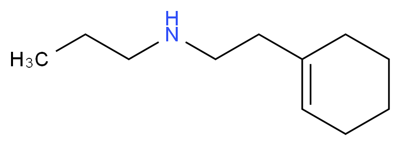 [2-(cyclohex-1-en-1-yl)ethyl](propyl)amine_分子结构_CAS_356532-69-9