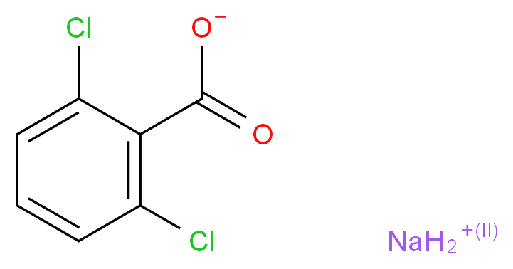 sodium 2,6-dichlorobenzoate_分子结构_CAS_10007-84-8