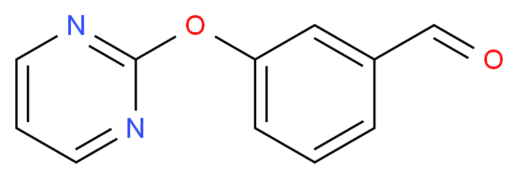 3-(pyrimidin-2-yloxy)benzaldehyde_分子结构_CAS_263349-26-4