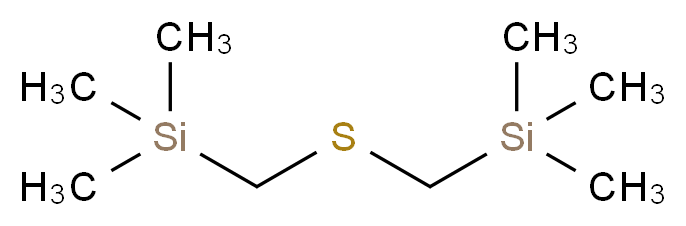 trimethyl({[(trimethylsilyl)methyl]sulfanyl}methyl)silane_分子结构_CAS_4712-51-0