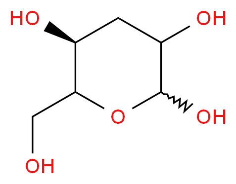 (5S)-6-(hydroxymethyl)oxane-2,3,5-triol_分子结构_CAS_2490-91-7