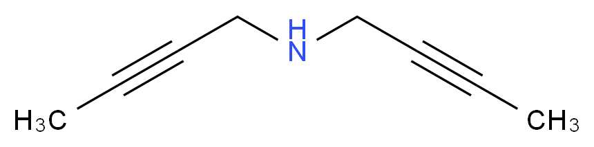 bis(but-2-yn-1-yl)amine_分子结构_CAS_53146-06-8