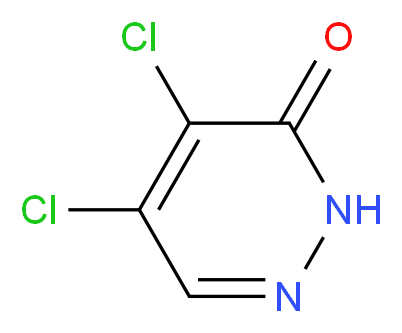 4,5-Dichloropyridazin-3(2H)-one_分子结构_CAS_932-22-9)
