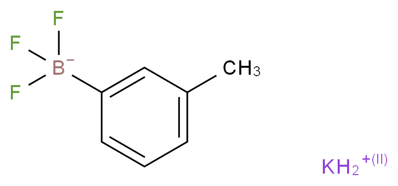 3-甲基苯基三氟硼酸钾_分子结构_CAS_850623-42-6)