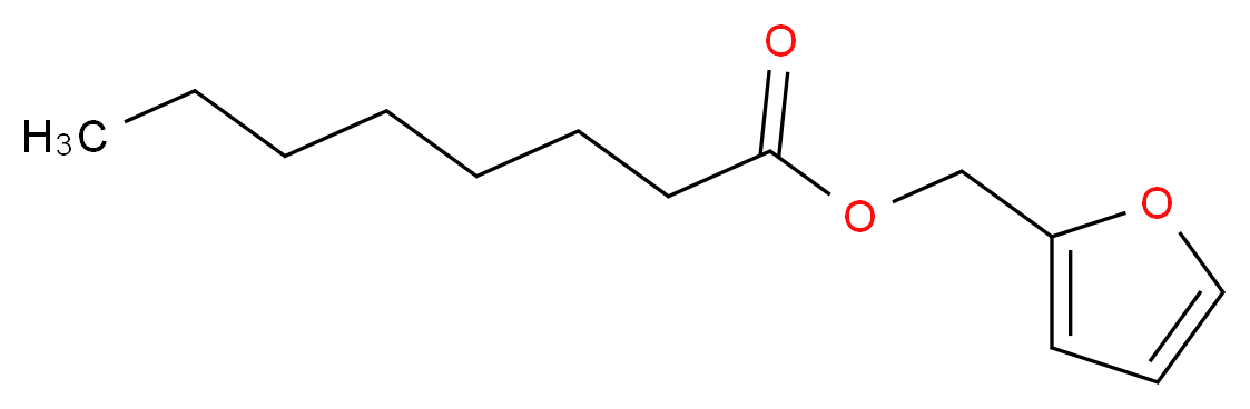 furan-2-ylmethyl octanoate_分子结构_CAS_39252-03-4