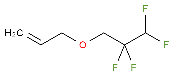 Allyl 2,2,3,3-tetrafluoropropyl ether 97%_分子结构_CAS_681-68-5)