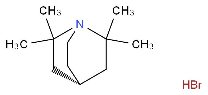 2,2,6,6-tetramethyl-1-azabicyclo[2.2.2]octane hydrobromide_分子结构_CAS_30015-57-7