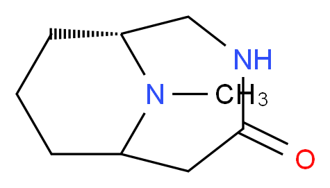 (1R)-10-methyl-3,10-diazabicyclo[4.3.1]decan-4-one_分子结构_CAS_1465-09-4)