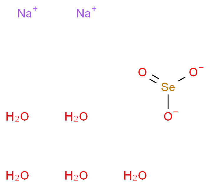 亚硒酸钠 五水合物_分子结构_CAS_26970-82-1)