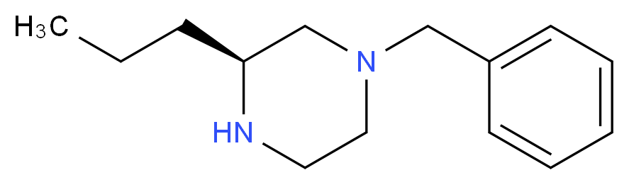 (3S)-1-benzyl-3-propylpiperazine_分子结构_CAS_324748-62-1