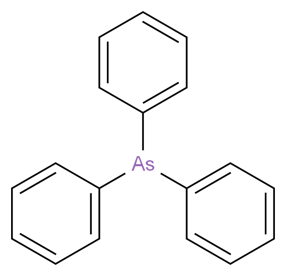 三苯基胂_分子结构_CAS_603-32-7)