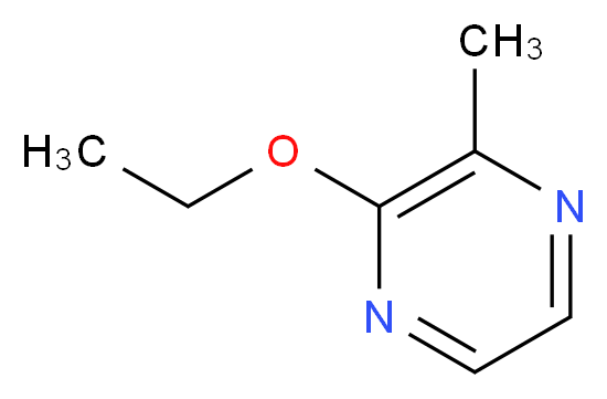 2-ethoxy-3-methylpyrazine_分子结构_CAS_65504-94-1