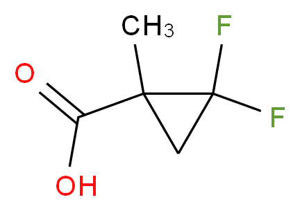 2,2-difluoro-1-methylcyclopropane-1-carboxylic acid_分子结构_CAS_)