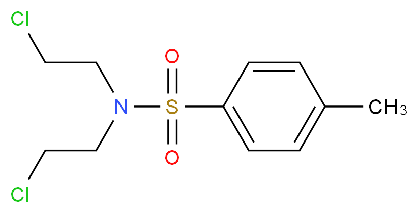 N,N-Bis(2-chloroethyl)-4-methylbenzenesulfonamide_分子结构_CAS_42137-88-2)