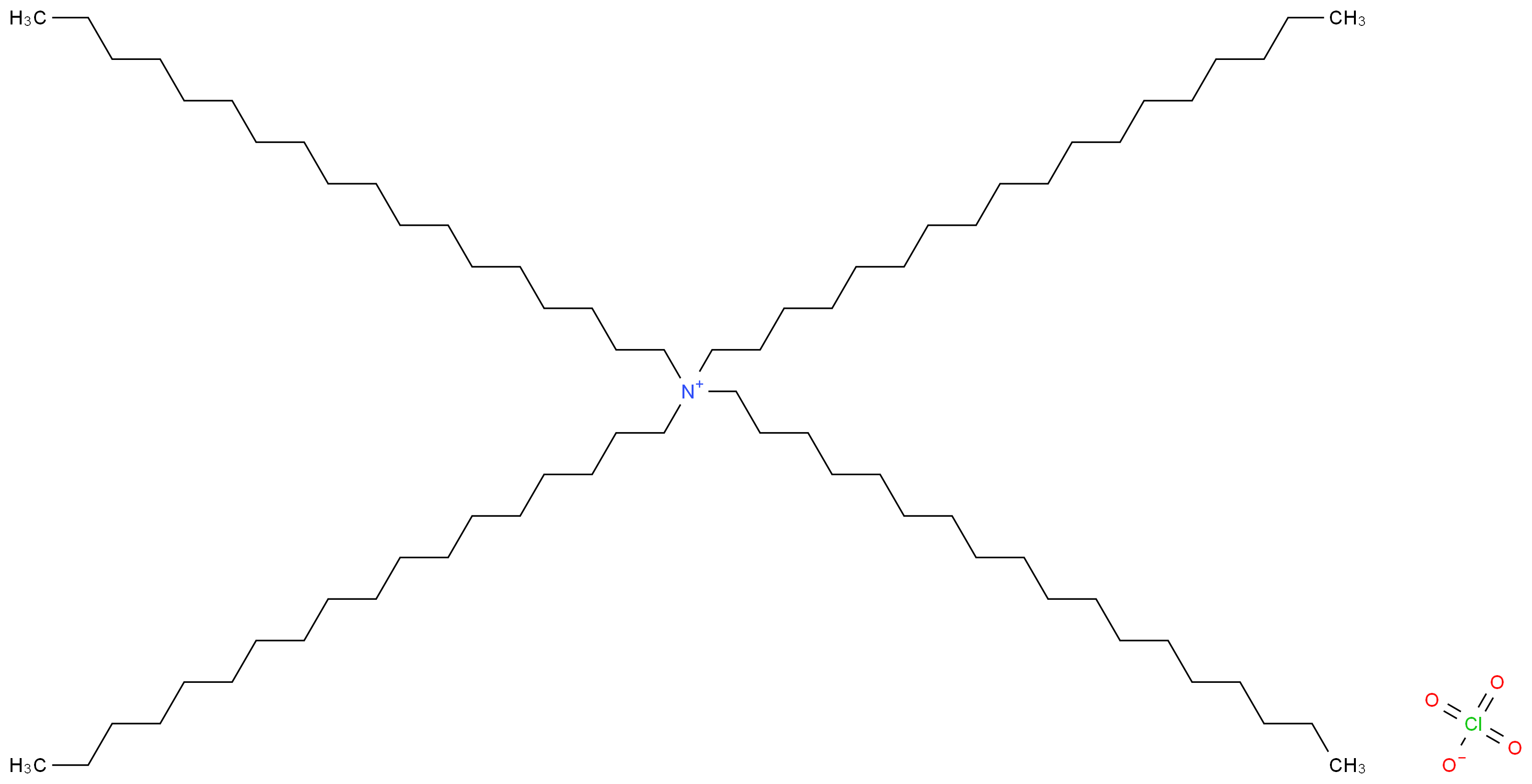 tetraoctadecylazanium perchlorate_分子结构_CAS_139653-59-1