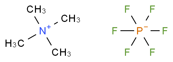 hexafluoro-$l^{5}-phosphanuide; tetramethylazanium_分子结构_CAS_558-32-7