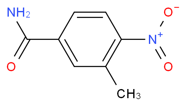 3-methyl-4-nitrobenzamide_分子结构_CAS_99584-85-7)