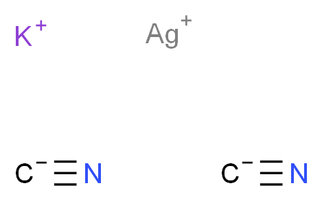 potassium silver(1+) ion bis(iminomethanide)_分子结构_CAS_506-61-6
