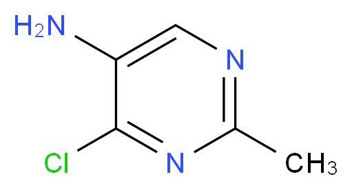 4-Chloro-2-methylpyrimidin-5-amine_分子结构_CAS_20090-59-9)