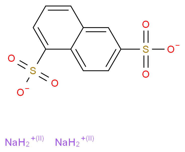 disodium naphthalene-1,6-disulfonate_分子结构_CAS_1655-43-2