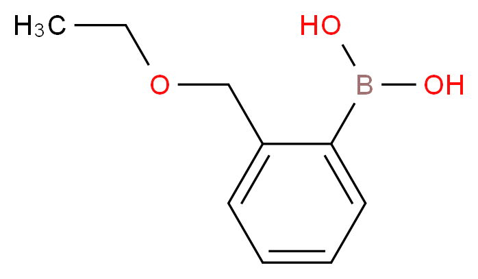 2-ETHOXYMETHYLPHENYLBORONIC ACID_分子结构_CAS_871329-56-5)