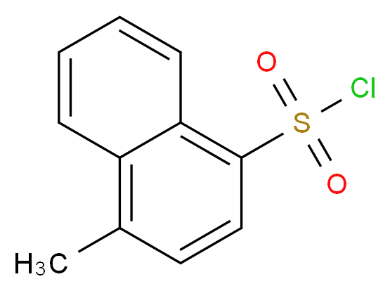 4-methyl-1-naphthalenesulfonyl chloride_分子结构_CAS_10447-11-7)