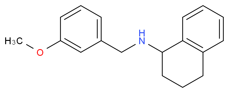 (3-methoxybenzyl)1,2,3,4-tetrahydronaphthalen-1-ylamine_分子结构_CAS_356092-08-5)