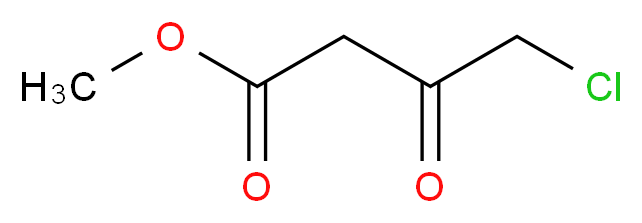 4-氯乙酰乙酸甲酯_分子结构_CAS_32807-28-6)