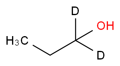 (1,1-<sup>2</sup>H<sub>2</sub>)propan-1-ol_分子结构_CAS_40422-04-6