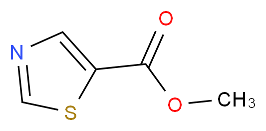 methyl 1,3-thiazole-5-carboxylate_分子结构_CAS_14527-44-7