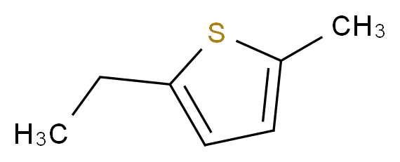 2-乙基-5-甲基硫代苯_分子结构_CAS_40323-88-4)