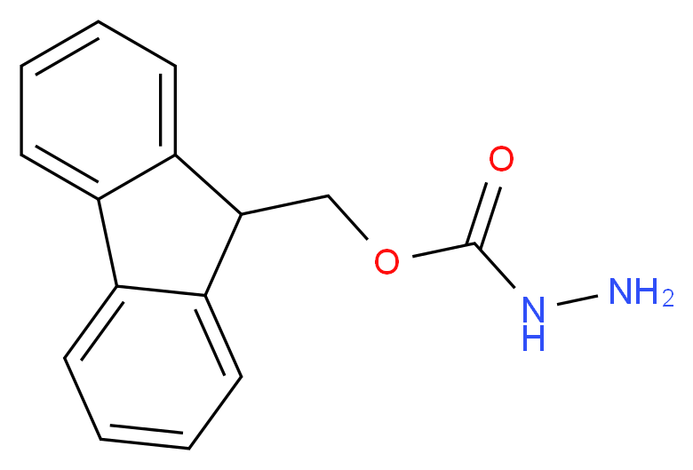 9-芴基甲基肼基甲酸酯_分子结构_CAS_35661-51-9)