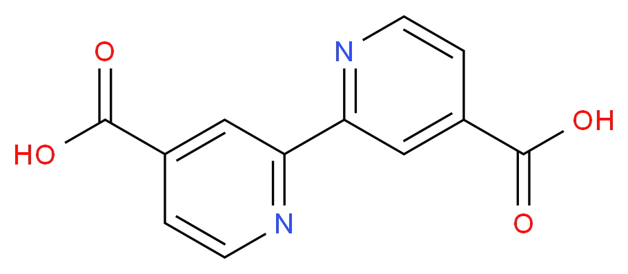2,2'-Bipyridine-4,4'-dicarboxylic acid_分子结构_CAS_6813-38-3)