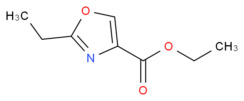 ethyl 2-ethyloxazole-4-carboxylate_分子结构_CAS_145936-64-7)